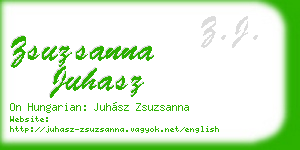 zsuzsanna juhasz business card